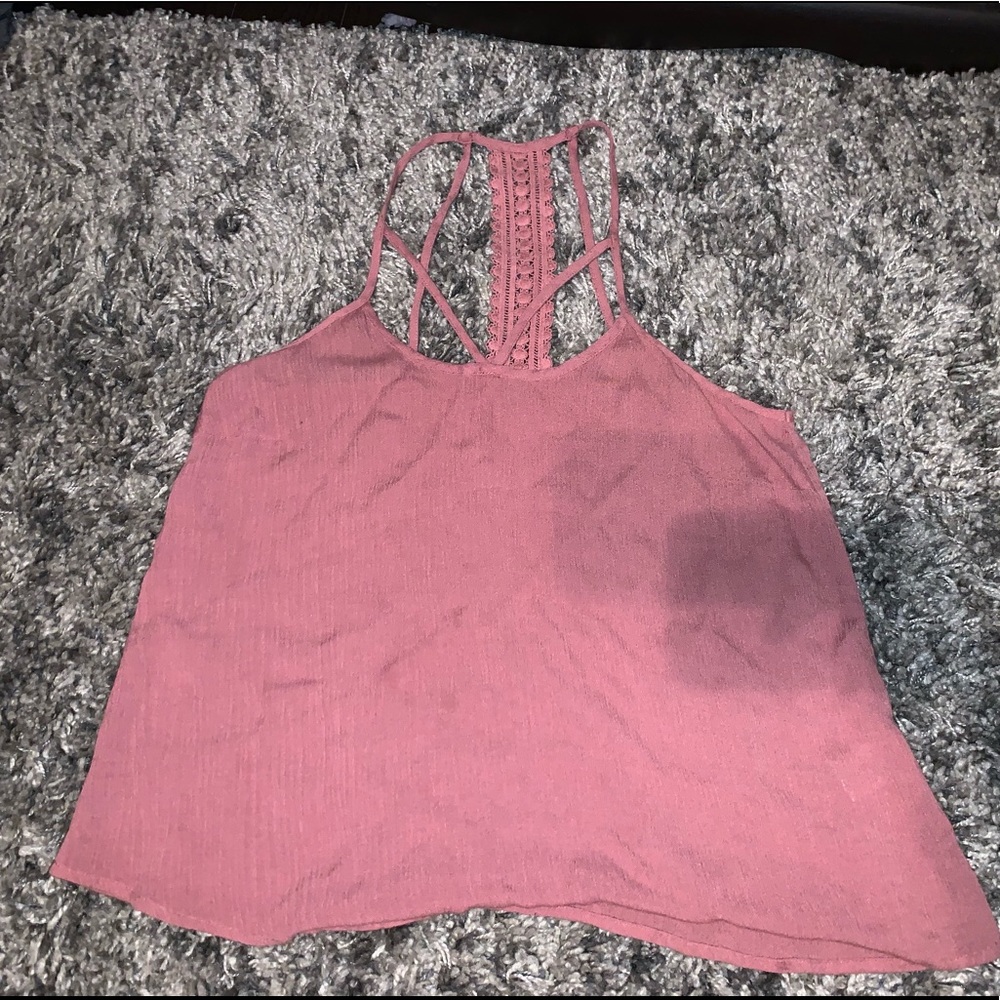 Pink tank top